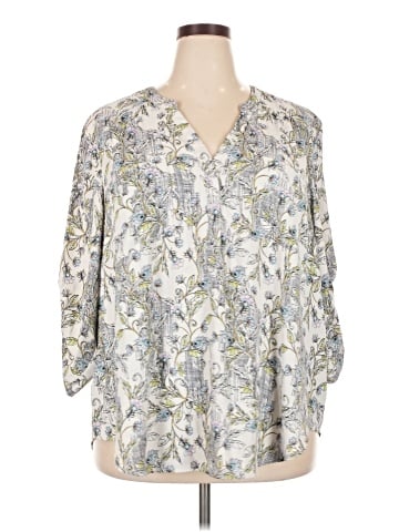 Torrid 3/4 Sleeve Blouse (view 1)