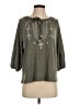 Knapp Studio Green 3/4 Sleeve Blouse Size S - photo 1