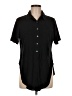 Theory Black Short Sleeve Blouse Size M - photo 1