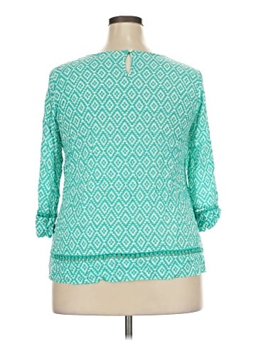 Skies Are Blue 3/4 Sleeve Blouse (view 2)