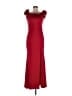 Xscape Red Cocktail Dress Size 8 - photo 1