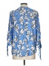 Apt. 9 100% Rayon Blue 3/4 Sleeve Blouse Size L - photo 2