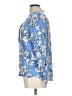 Apt. 9 100% Rayon Blue 3/4 Sleeve Blouse Size L - photo 5