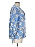Apt. 9 100% Rayon Blue 3/4 Sleeve Blouse Size L - photo 4