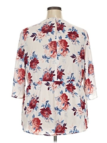Faded Glory 3/4 Sleeve Blouse (view 2)