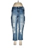 Seven7 Graphic Blue Jeans Size 8 - photo 1