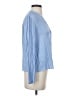 Vince. 100% Polyester Blue 3/4 Sleeve Blouse Size XS - photo 4
