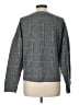 Maje Plaid Gray Pullover Sweater Size Lg (3) - photo 2