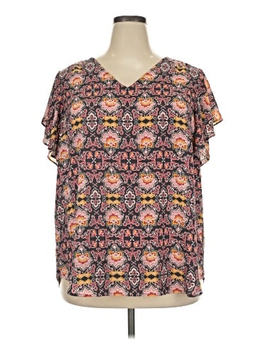 Ann Taylor LOFT Short Sleeve Blouse (view 1)