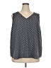 Ann Taylor LOFT 100% Polyester Black Sleeveless Blouse Size 20 - photo 1
