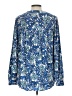 Lane Bryant Blue Long Sleeve Blouse Size 10 - 12 Plus - photo 2