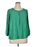 Papermoon 100% Polyester Green 3/4 Sleeve Blouse Size XL - photo 1