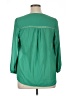 Papermoon 100% Polyester Green 3/4 Sleeve Blouse Size XL - photo 2