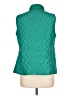 Croft & Barrow 100% Polyester Teal Vest Size L - photo 2