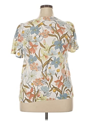LC Lauren Conrad Short Sleeve Blouse (view 2)