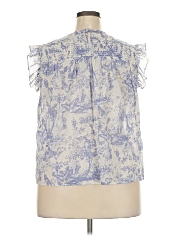Aqua Sleeveless Blouse (view 2)