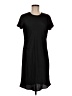 Express 100% Polyester Solid Black Casual Dress Size M - photo 1