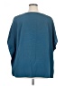 Sejour 100% Polyester Teal 3/4 Sleeve Blouse Size 1X - photo 2
