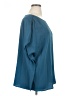 Sejour 100% Polyester Teal 3/4 Sleeve Blouse Size 1X - photo 4