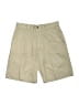 IZOD 100% Polyester Solid Tan Khaki Shorts Size 30 waist - photo 1