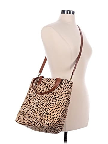 Madewell The Medium Transport Tote: Printed Calf Hair Edition (view 2)