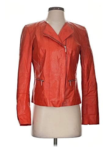 Lafayette 148 New York Leather Jacket (view 1)