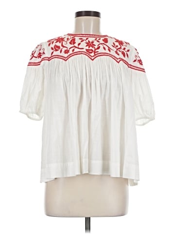 The Great. Short Sleeve Blouse (view 1)