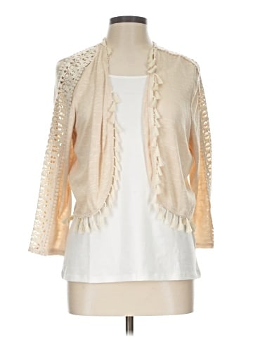 August Silk Cardigan (view 1)