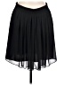 Ann Taylor LOFT 100% Polyester Solid Black Formal Skirt Size L - photo 2