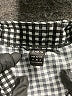 Shein Houndstooth Black Long Sleeve Blouse Size 6 - photo 6