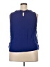 Elle 100% Polyester Blue Sleeveless Blouse Size XXL - photo 2