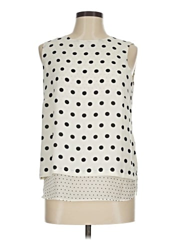 Rose + Olive Sleeveless Blouse (view 1)