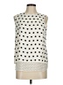 Rose + Olive 100% Polyester Ivory Sleeveless Blouse Size M - photo 1