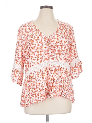 Maurices 3/4 Sleeve Blouse (view 1)