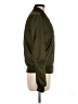 Topshop 100% Polyester Solid Green Jacket Size 6 - photo 4