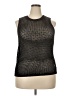 Worthington 100% Polyester Black Sleeveless Top Size XXL - photo 1