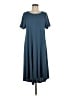 Lularoe Solid Blue Casual Dress Size M - photo 1