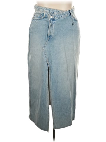 Zara Denim Skirt (view 1)