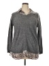 Faded Glory 100% Acrylic Tweed Gray Pullover Sweater Size 2X - photo 1
