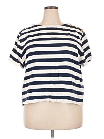 J.Crew Factory Store Short Sleeve Top (view 1)