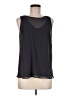 Nic + Zoe 100% Polyester Black Sleeveless Blouse Size M - photo 1