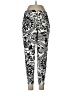 Raya Sun 100% Rayon Print Black Leggings Size L - photo 1