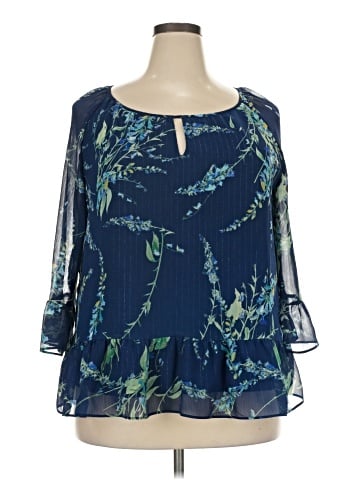 St. John's Bay 3/4 Sleeve Blouse (view 1)