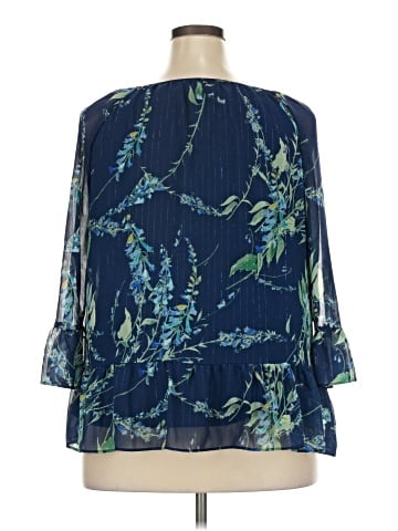 St. John's Bay 3/4 Sleeve Blouse (view 2)