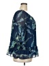 St. John's Bay Blue 3/4 Sleeve Blouse Size XXL - photo 4