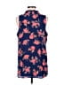 Vince Camuto 100% Polyester Blue Sleeveless Blouse Size M - photo 2