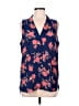 Vince Camuto 100% Polyester Blue Sleeveless Blouse Size M - photo 1