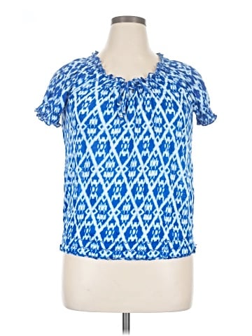 Faded Glory Short Sleeve Blouse (view 1)