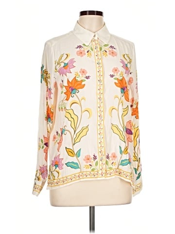 Rose + Olive Long Sleeve Blouse (view 1)