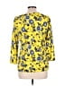 Talbots 100% Cotton Yellow Cardigan Size Lg Petite - photo 2